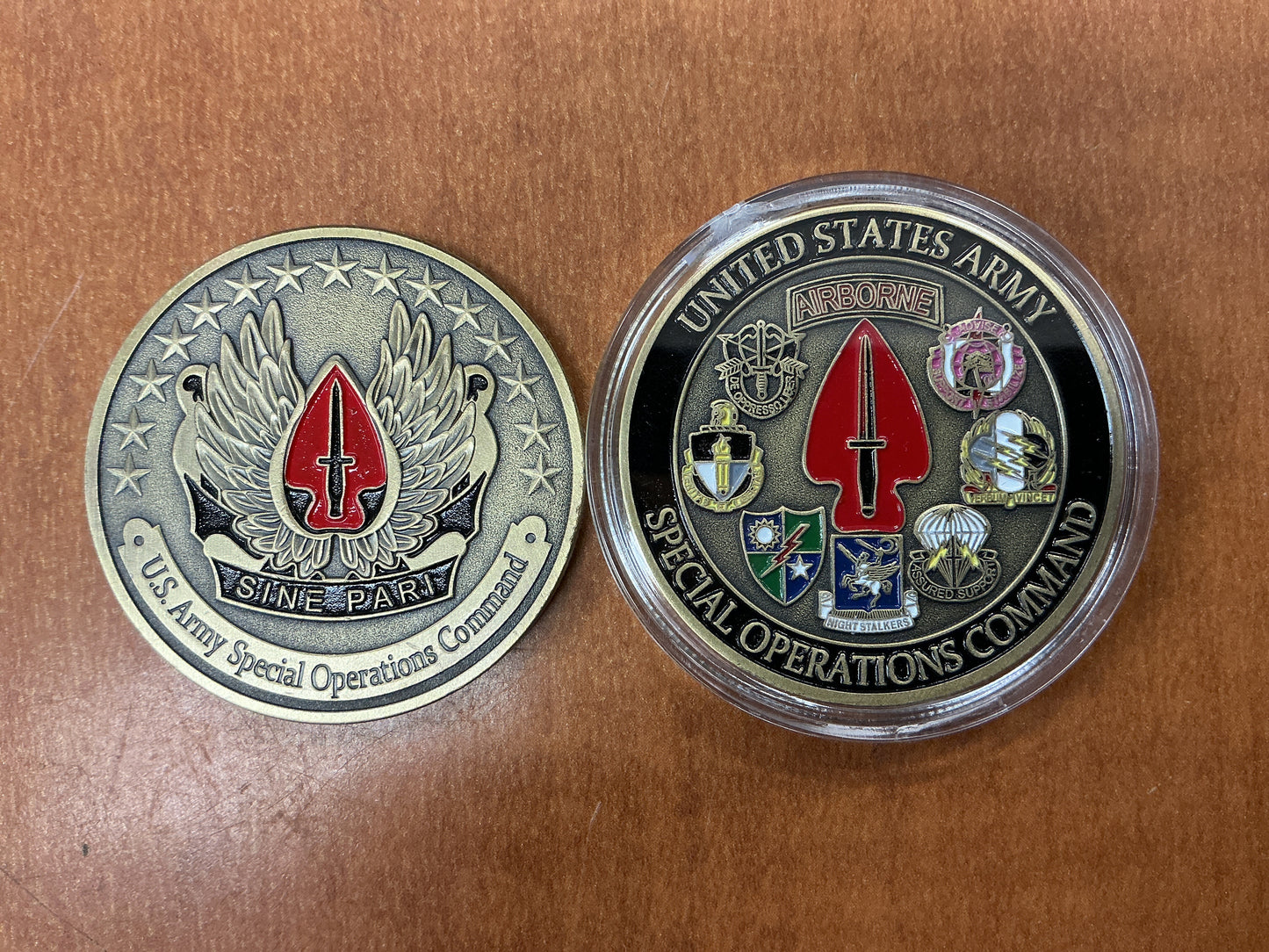 Special operations command coin