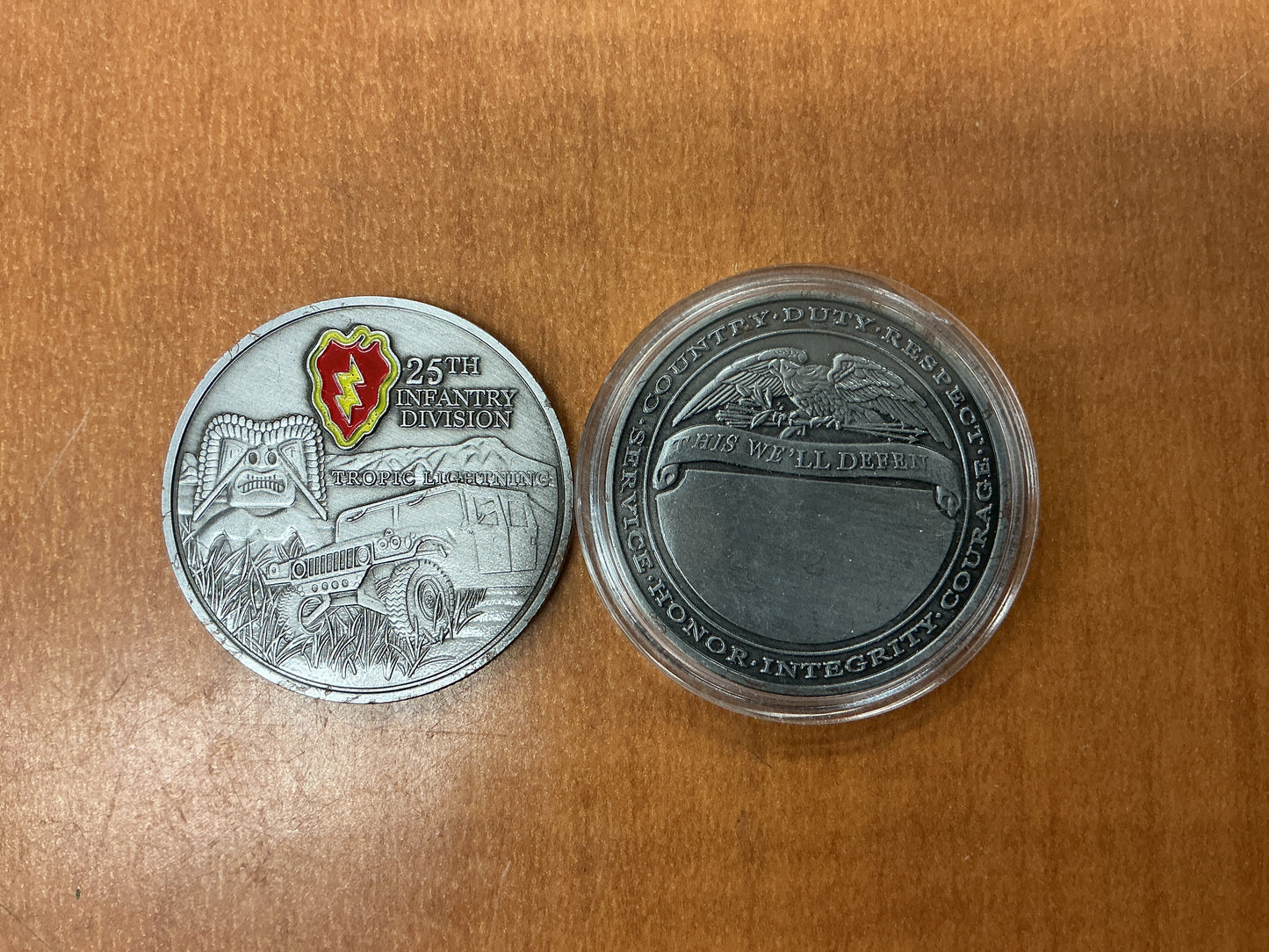 25th infantry coin