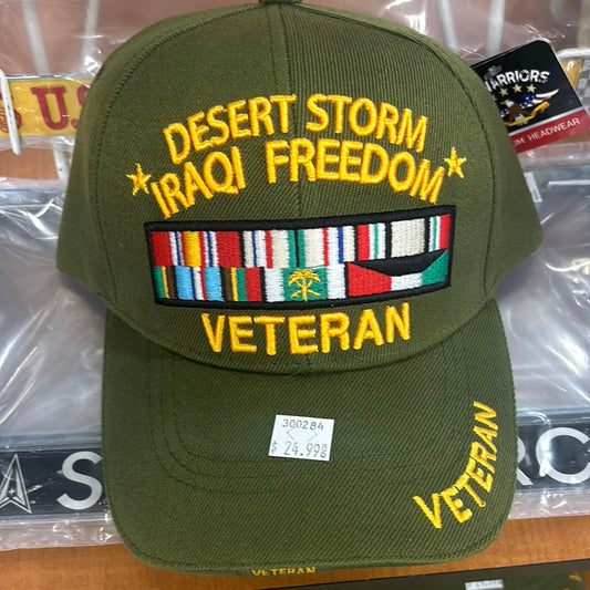 Desert Storm Iraqi Freedom Veteran Green