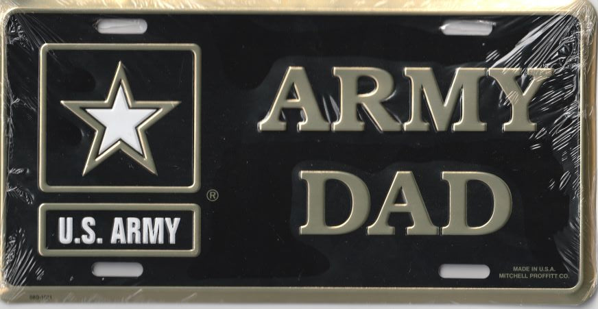 Army Dad Plate