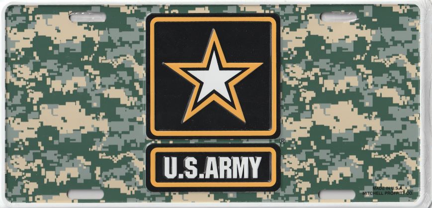 U.S. Army Camo Plate