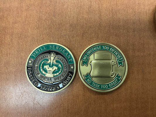 Drill sergeant coin