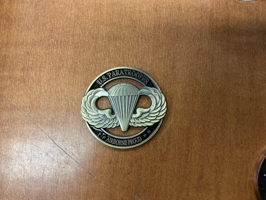 Us paratrooper coin
