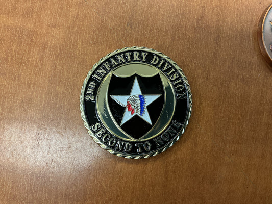 2nd infantry coin