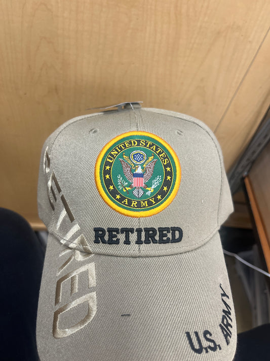 United States Army Retired Hat (tan) (31)