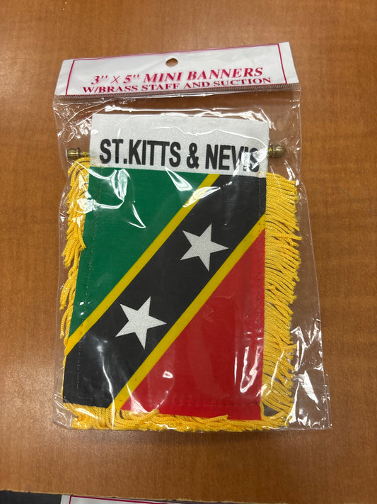 St. Kitts & Nevis Mini Banner