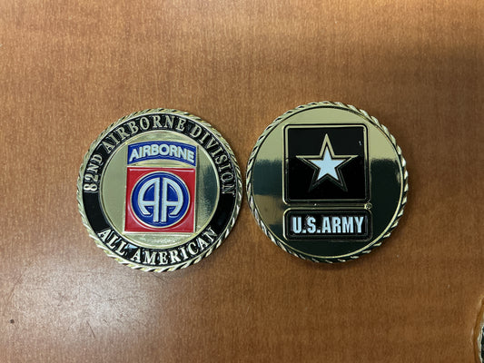 82nd airborne coin