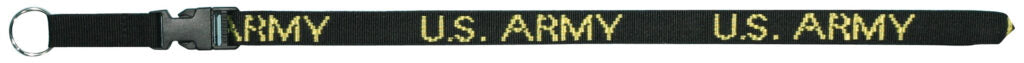 U.S. Army Embroidered lanyard