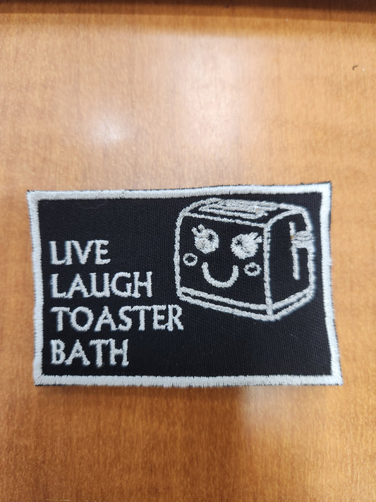Live laugh toaster bath