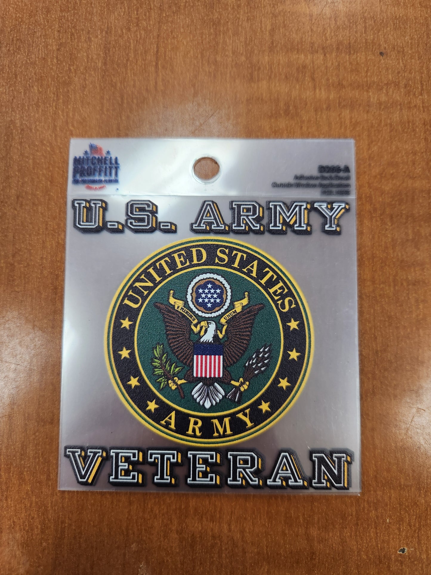 Us army veteran circle crest