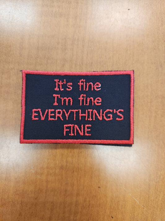 It's fine