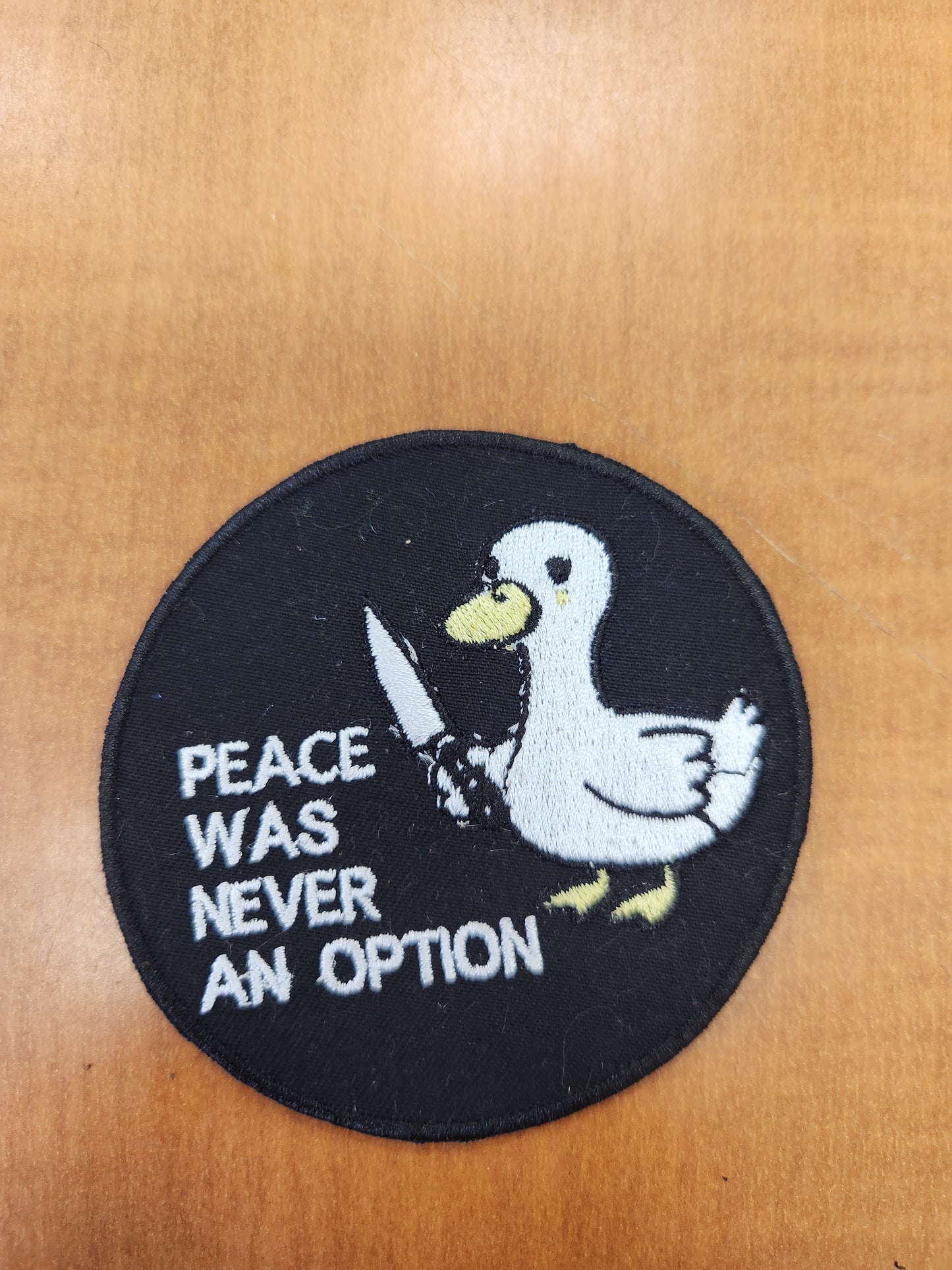 Peace was never and option