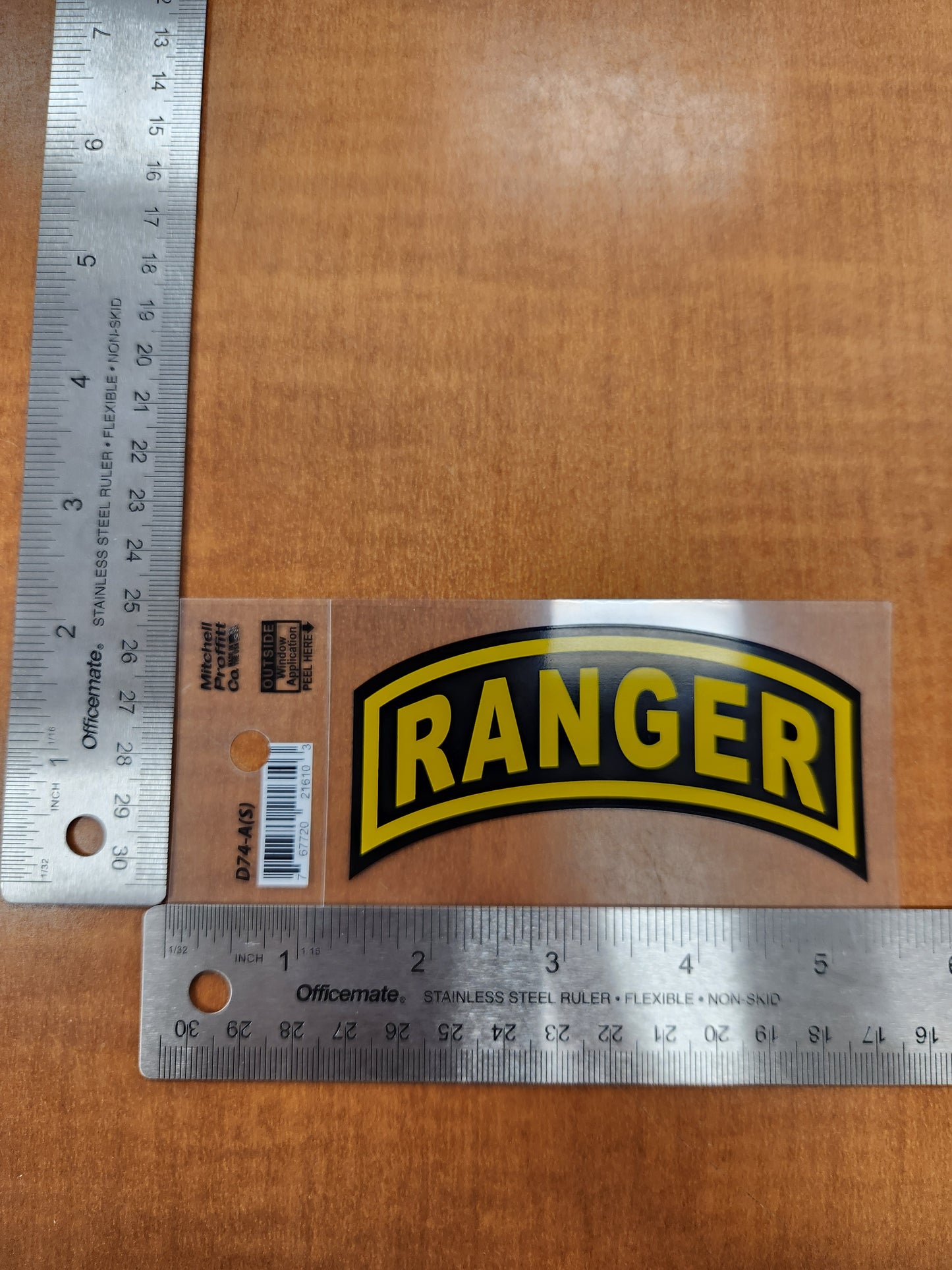 Ranger tab decal transparent