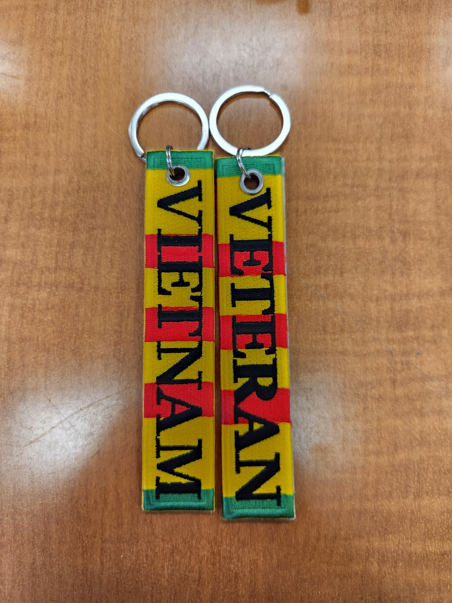 Vietnam veteran strip keychain