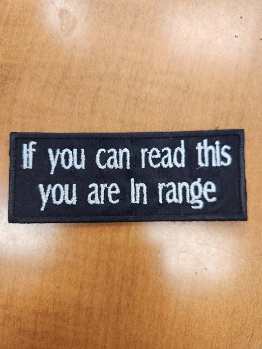 If you can read this