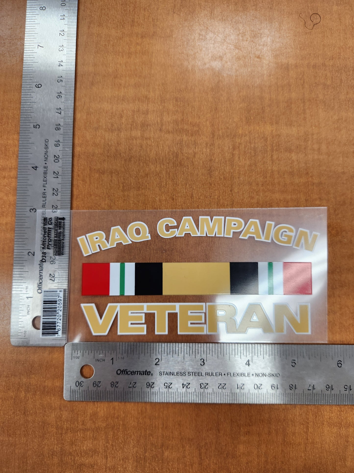 Iraq campaign veteran ribbon transparent