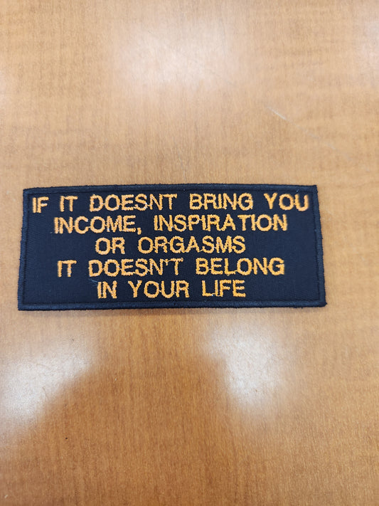 If it doesn't bring you