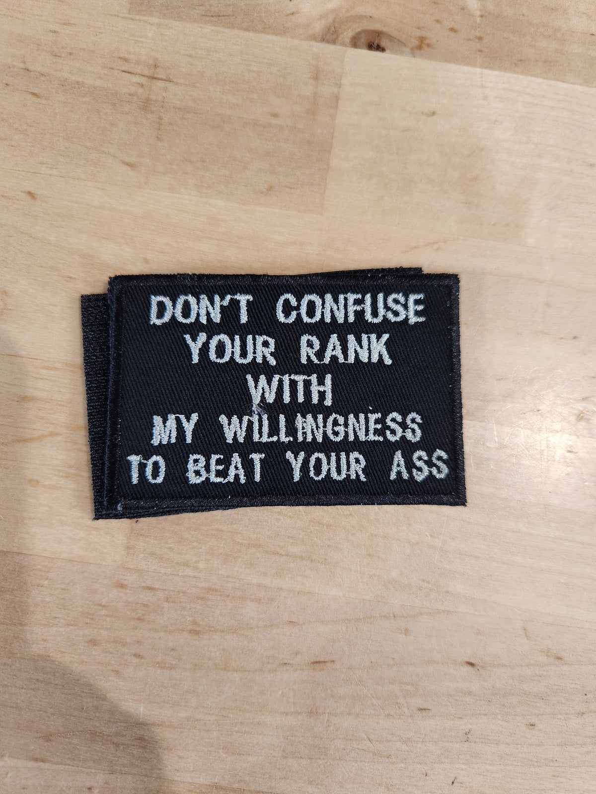 Don't confuse your rank