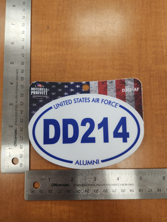 Airforce dd214 sticker