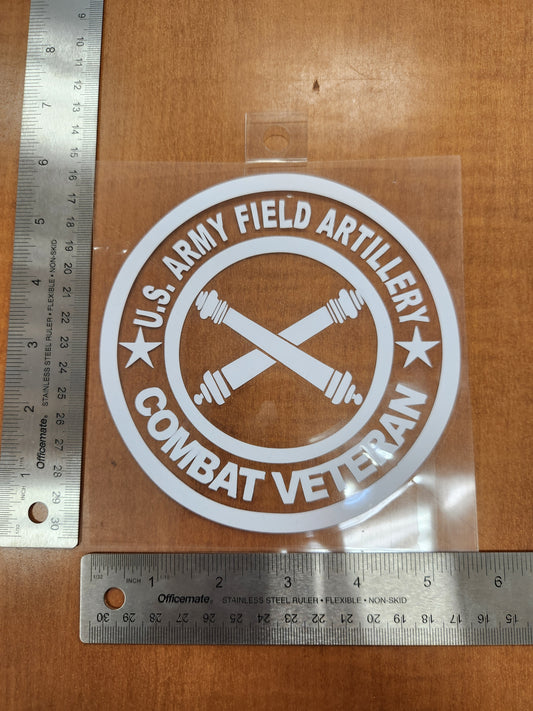 Field artillery combat vet