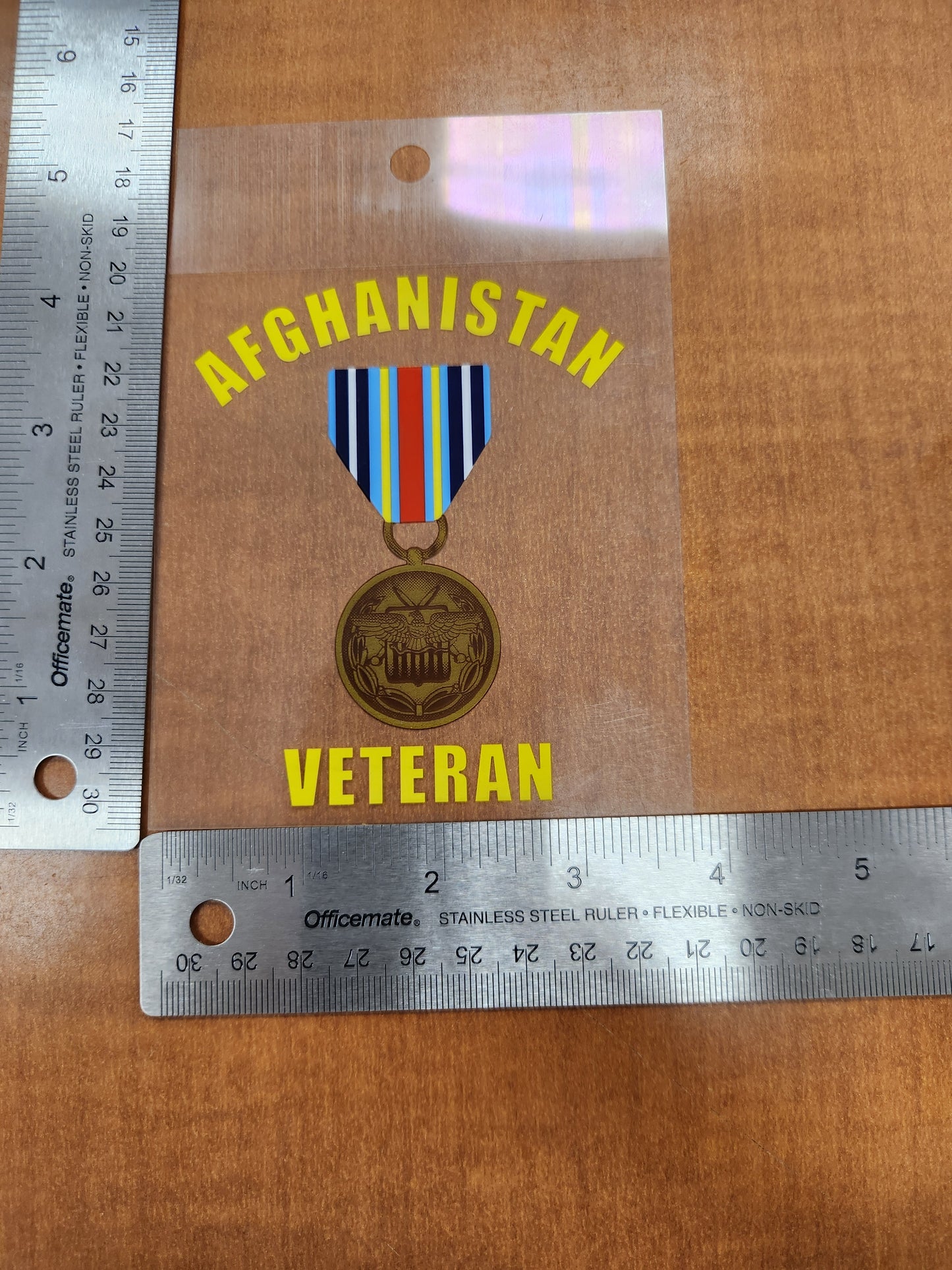 Afghanistan veteran medal