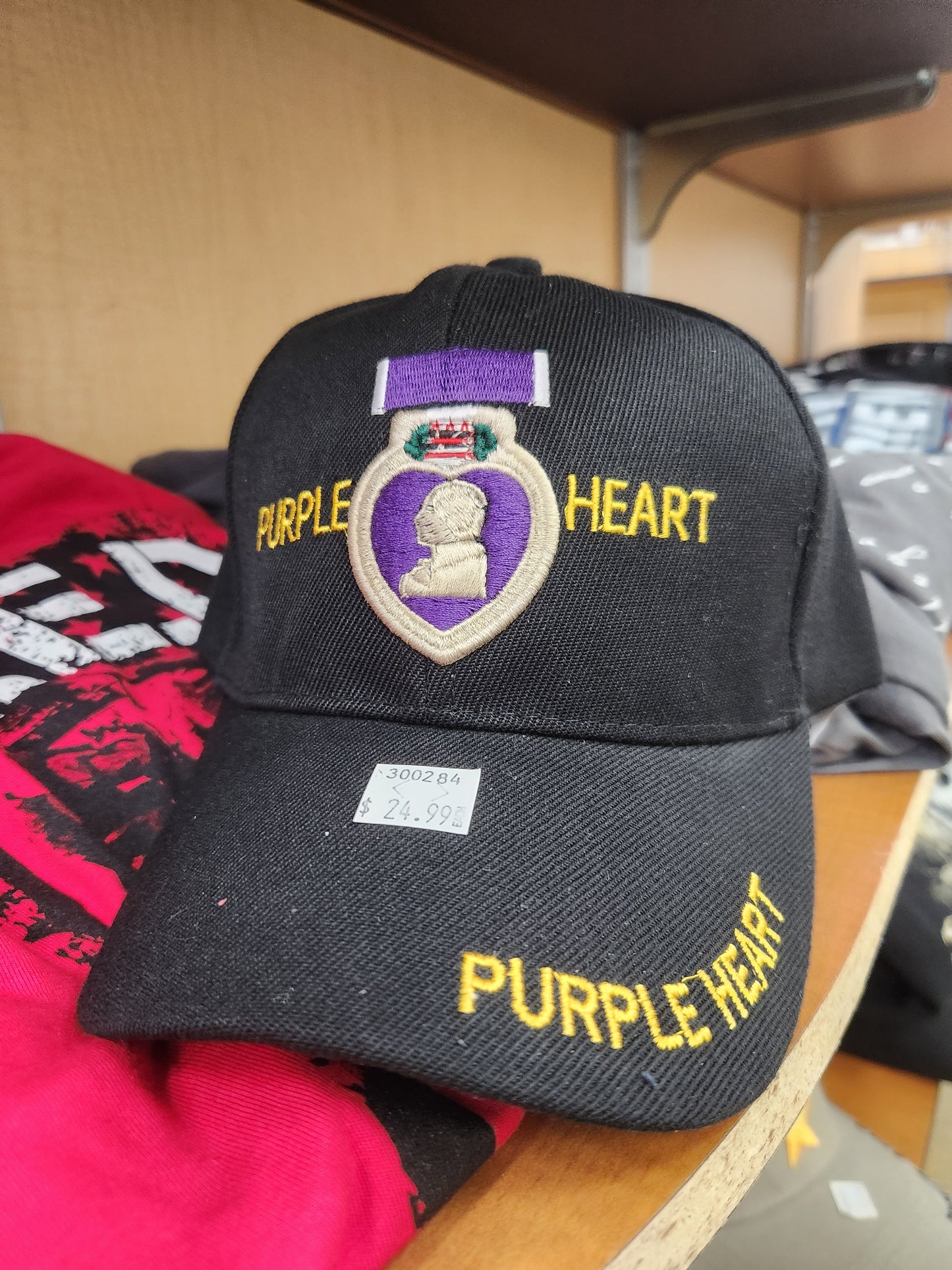 Purple heart hat