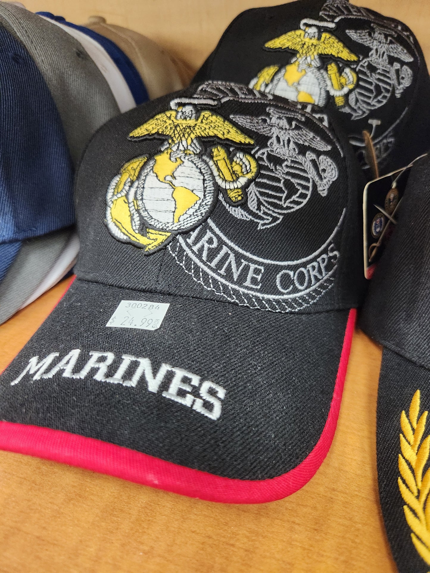 Marines large crest hat