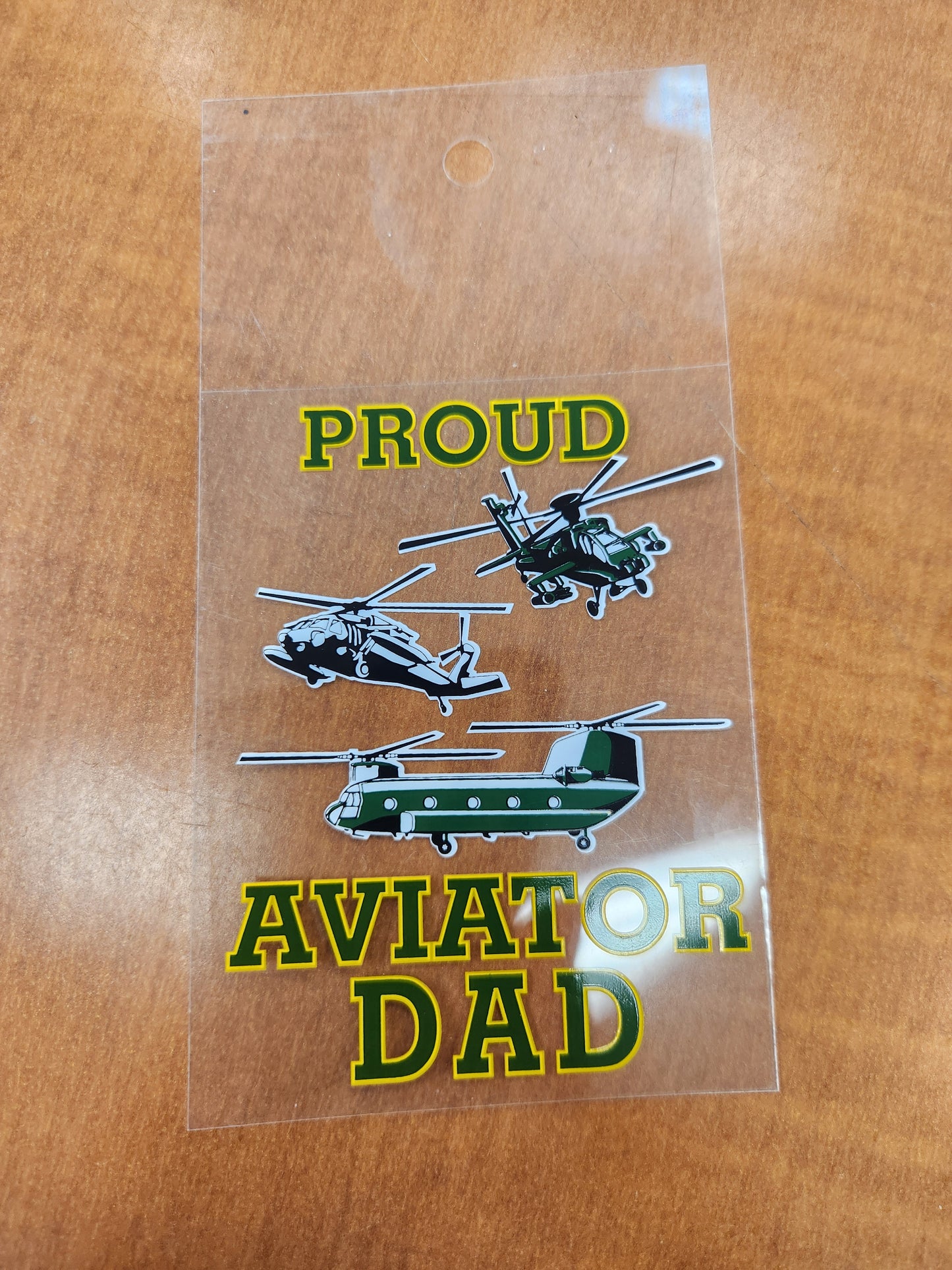 Proud aviator dad