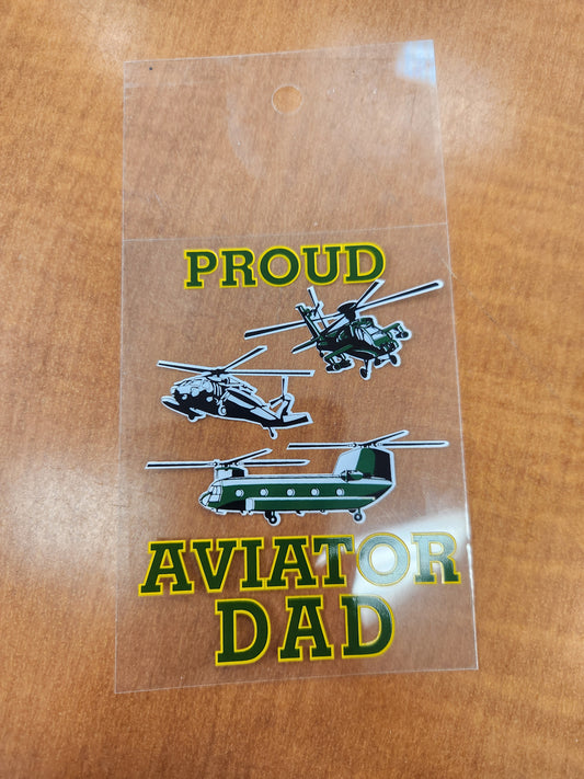 Proud aviator dad