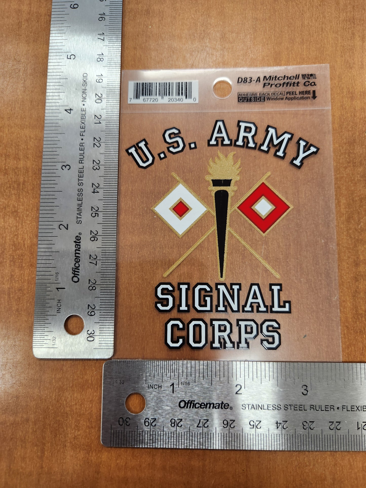 Signal corps transparent