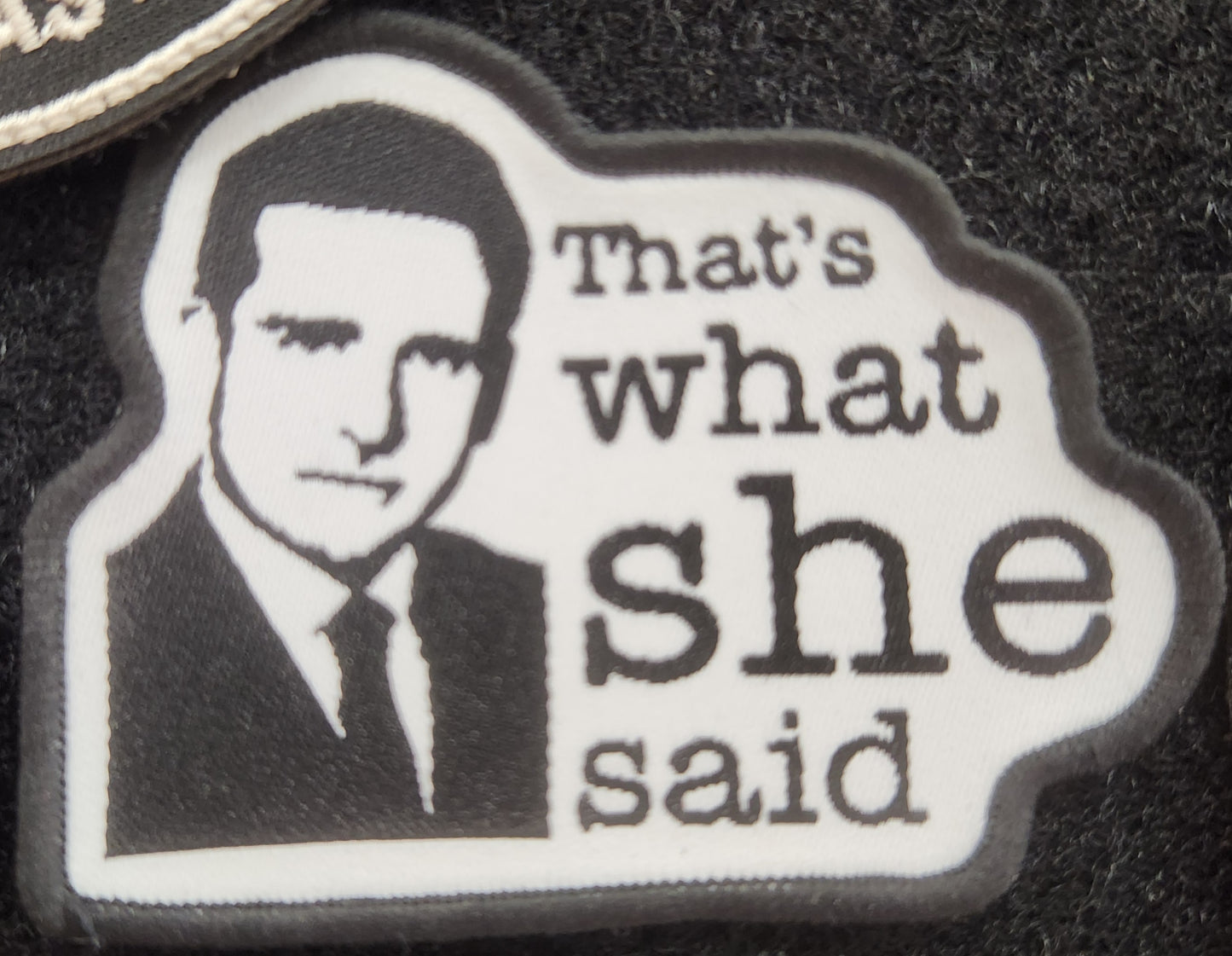 That's what she said the office