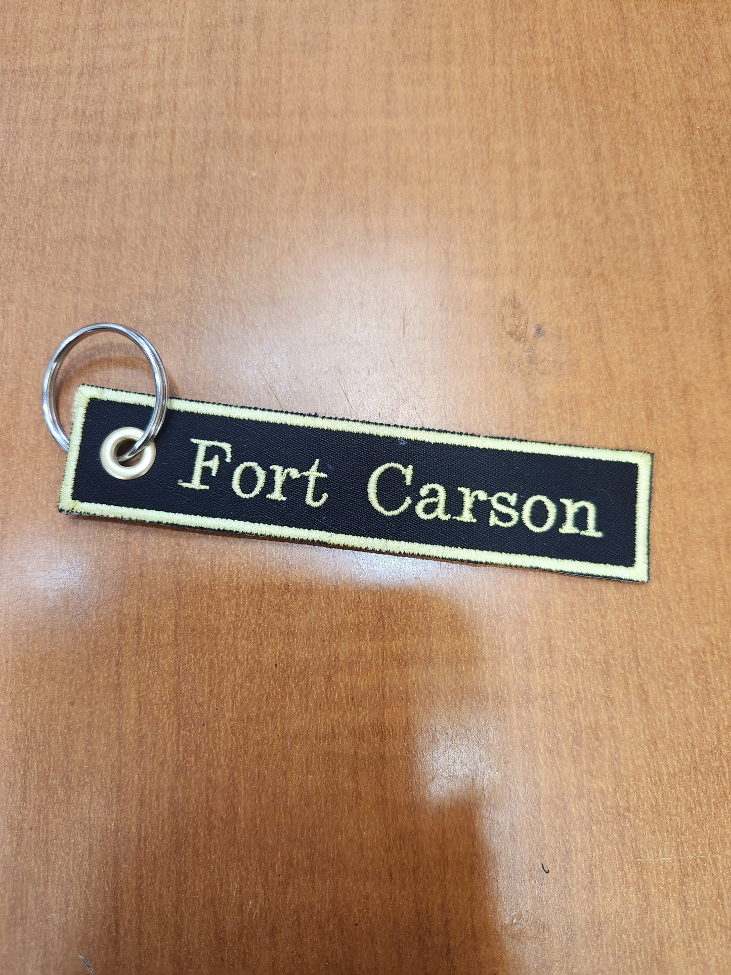 Fort carson strip keychain