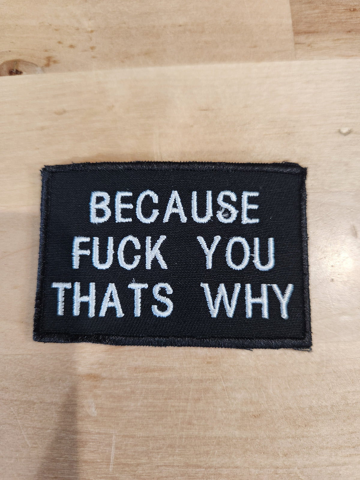 Because