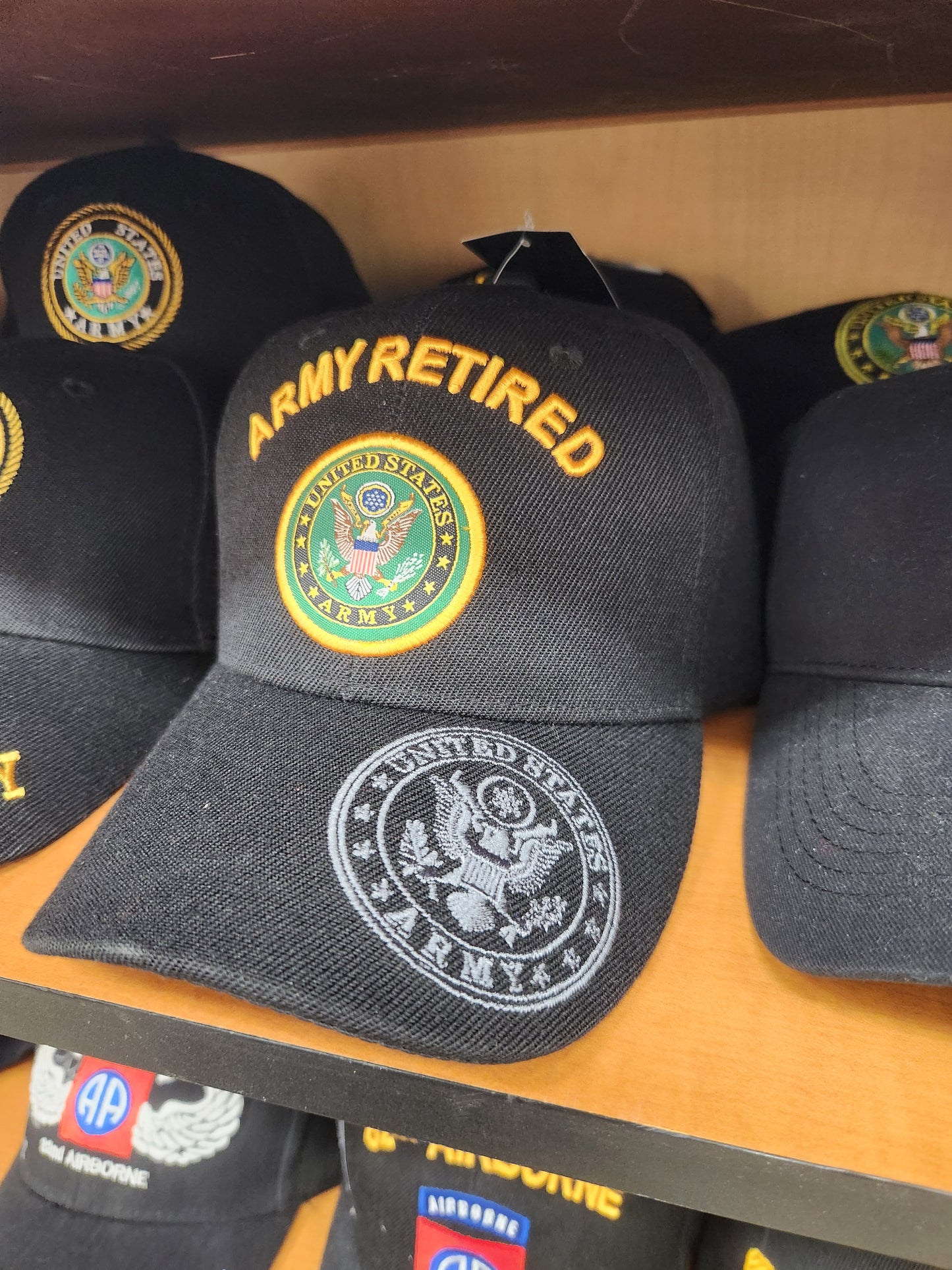 Army retired on upper