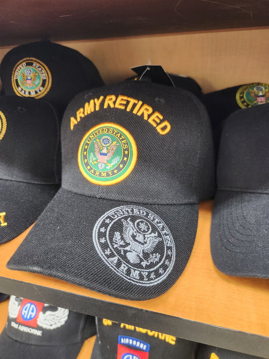 Army retired on upper