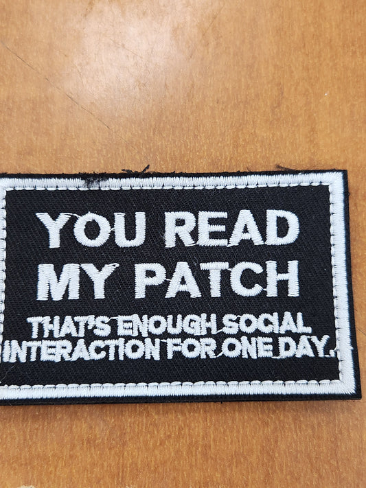 You read my patch