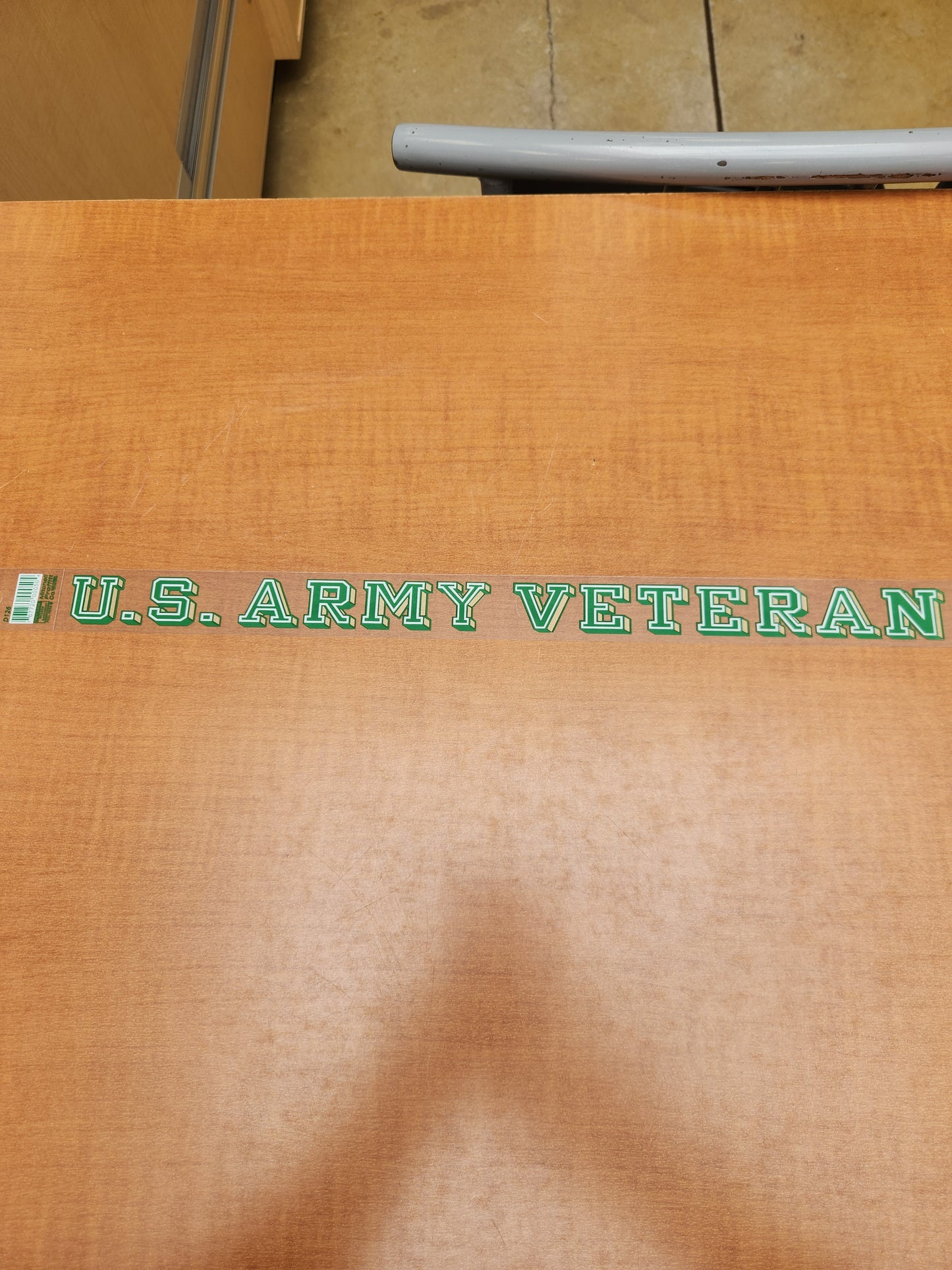 Us army veteran green strip