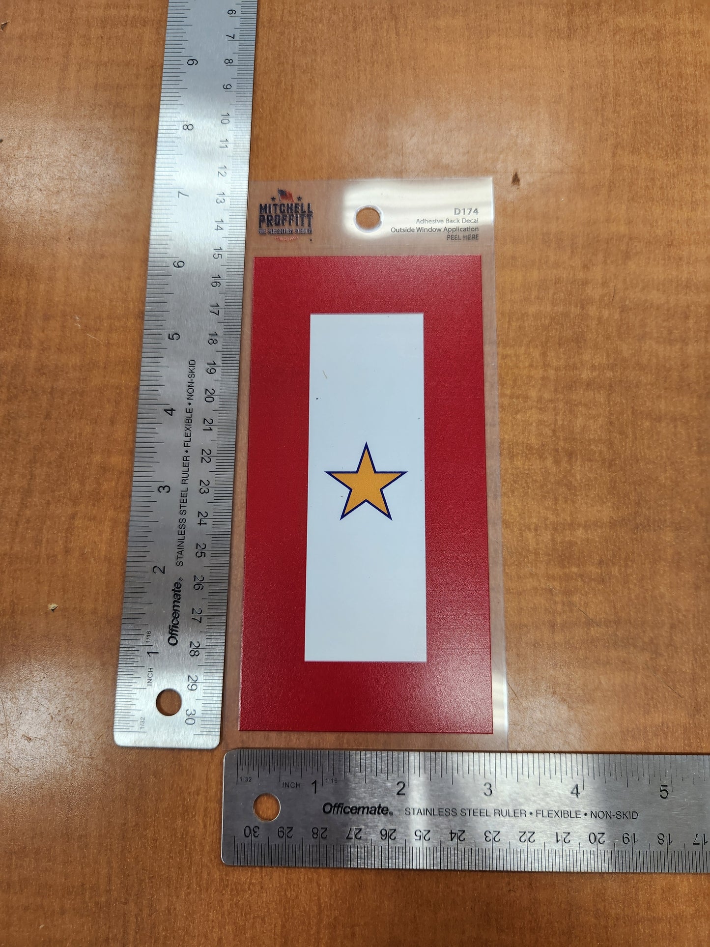 Service star decal