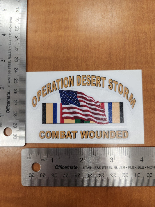 Operation desert storm combat wounded