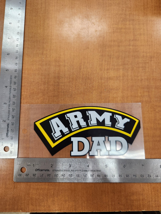 Army dad transparent