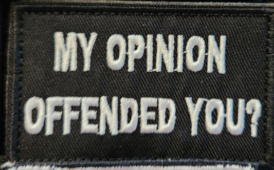 My opinion offended you?