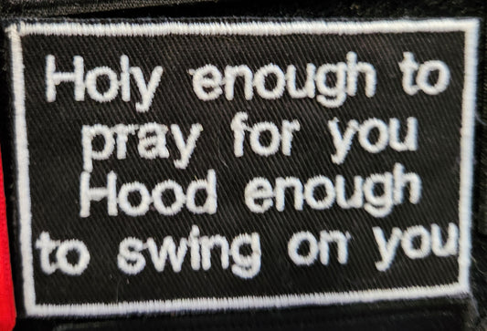 Holy enough to pray