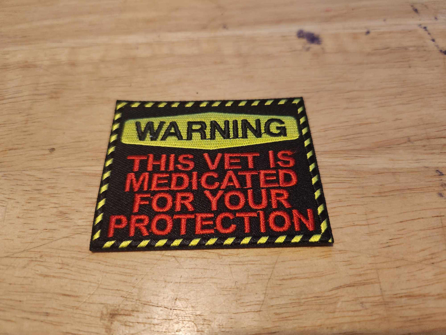Warning Medicated vet