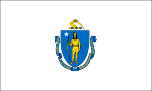 Massachusetts 3x5 Flag