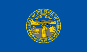 Nebraska 3x5 Flag