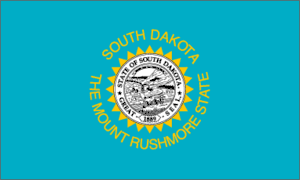 South Dakota 3x5 Flag
