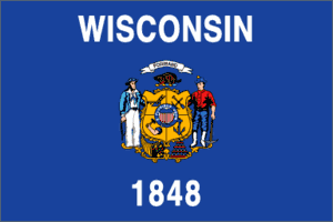 Wisconsin 3x5 Flag